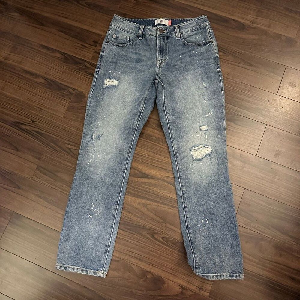 CAbi jeans 100% bf distressed 2 women’s style #5884 jeans